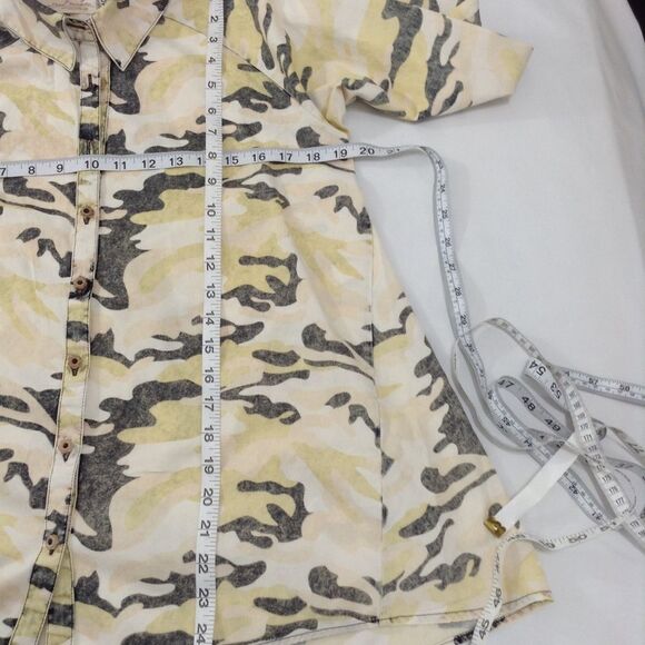 Artisan DeLuxe For Free People Button Down Shirt Size Small - Picture 3 of 5